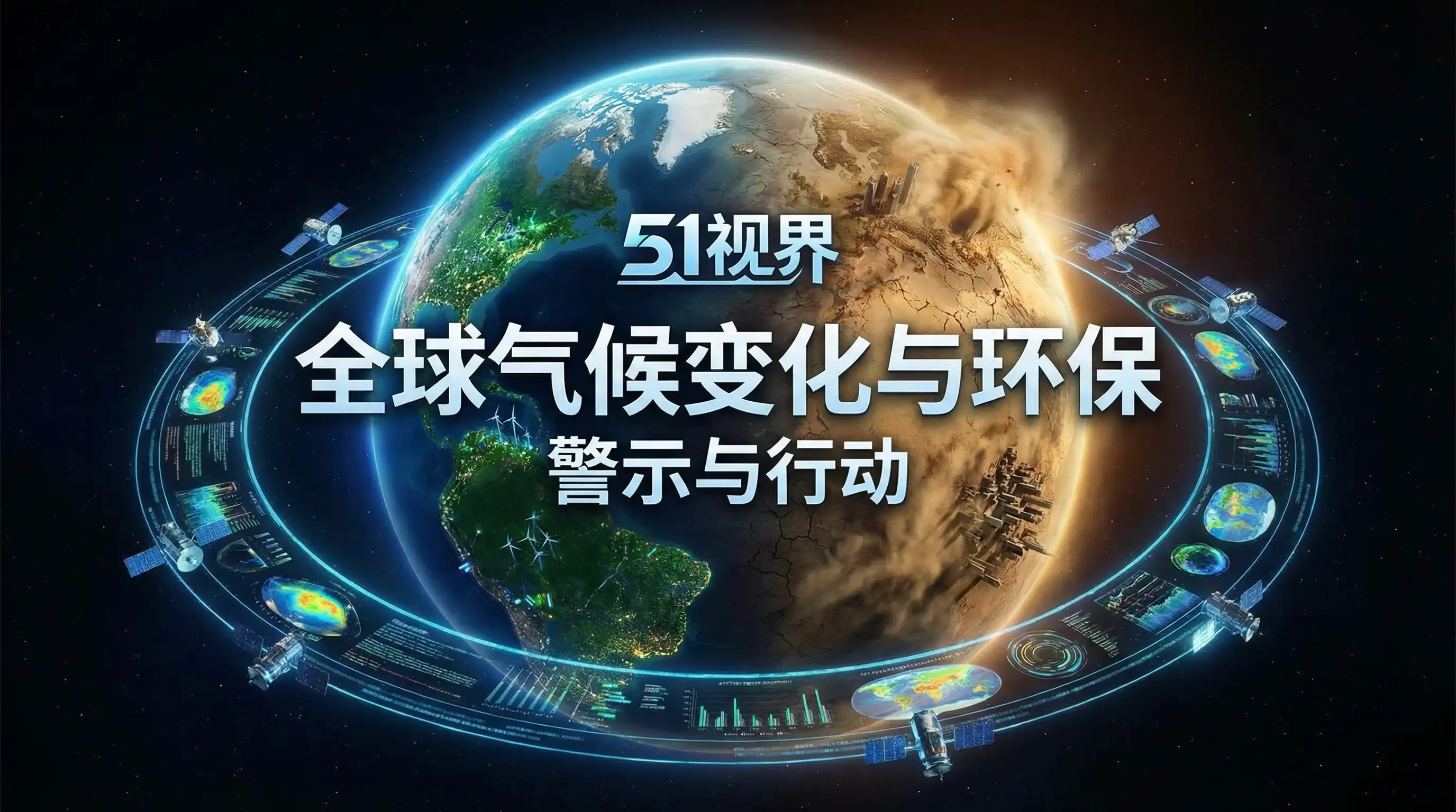 全球气候变化与环保专题 - 梦幻冰紫色星空少女 环境关注